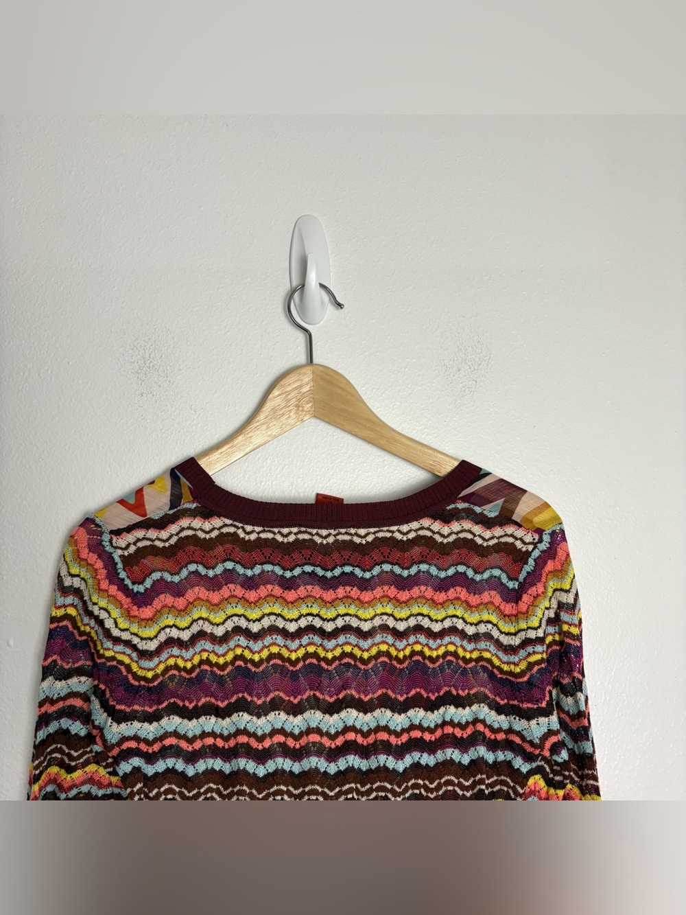 Missoni for Target Mixed Media Knit V-Neck Sweater Size XL - Picture 5 of 10